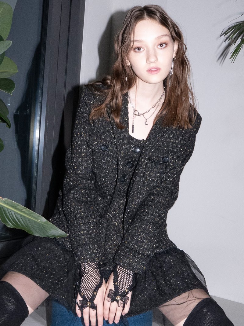 Luna Tweed Jacket [black]